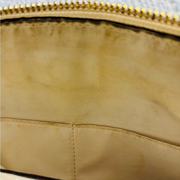 Coach White Leather Satchel with Detachable Strap - Picture 12 of 15